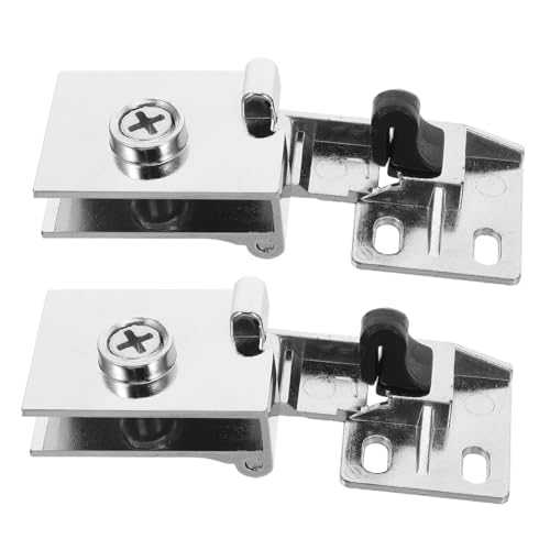 Sewroro No-drill Glas Türscharniere mit Metallecken Schutz Verstärkte Tragfähigkeit Elegante Scharnierklemmen für Glasvitrinen Schmuck Museumsdisplay Einfache Montage ohne Bohren Sewroro No-drill Glas Türscharniere mit Metallecken Schutz Verstärkte Tragfähigkeit Elegante Scharnierklemmen für Glasvitrinen Schmuck Museumsdisplay Einfache Montage ohne Bohren von Sewroro