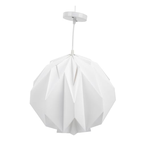 Sewroro Nordische Origami Lampion Pendelleuchte Faltbarer Papierlampenschirm Kreative Deckenleuchte für Bar Restaurant und Wohnzimmer Einfache Montage Langlebig und Stilvoll Sewroro Nordische Origami Lampion Pendelleuchte Faltbarer Papierlampenschirm Kreative Deckenleuchte für Bar Restaurant und Wohnzimmer Einfache Montage Langlebig und Stilvoll von Sewroro