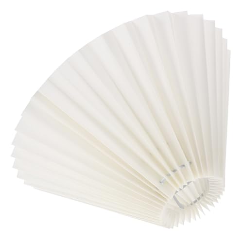 Sewroro Pleated Lampenschirm Dekorativer Lampenschirm für Tischlampe Stehlampe und Kronleuchter Handgefertigt Plissiertes Design für Warmes Diffuses Licht Schlafzimmer Wohnzimmer Büro von Sewroro