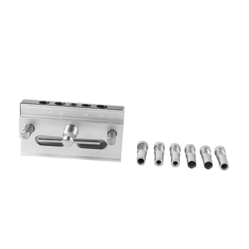 Sewroro Präziser Holzbohrer Bohrlehre Doweling Locator aus Legiertem Stahl mit Stahlhülsen für Selbstzentrierte Dübelverbindungen bei Holzbearbeitung von Sewroro