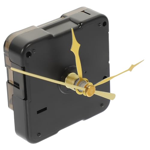 Sewroro Quarzuhrwerk Ersatz Uhrwerk für Wanduhr Geräuschlos mit Kurzem Schaft DIY Uhr Mechanismus Reparaturset für Uhren Langlebiges Kunststoffgehäuse von Sewroro