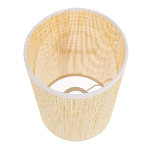 Sewroro Rattan Lampenschirm Pendelleuchte Boho Stil Stabiles Geflochtenes Lampencover für Deckenlampe Leicht Einfach zu Montieren Dekorativer Lampenschirm für Schlafzimmer und Hotel von Sewroro