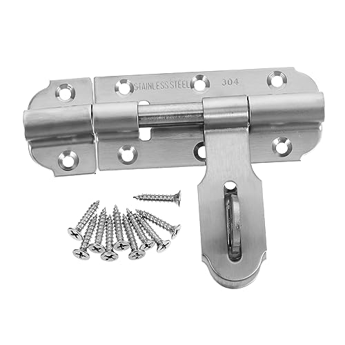 Sewroro Riegelverschluss mit Schlossloch Schwerer Türriegel für Türen Schränke und Gartentore Dickem Langlebig und Stabil für Sicherheitsanwendungen Sewroro Riegelverschluss mit Schlossloch Schwerer Türriegel für Türen Schränke und Gartentore Dickem Langlebig und Stabil für Sicherheitsanwendungen von Sewroro