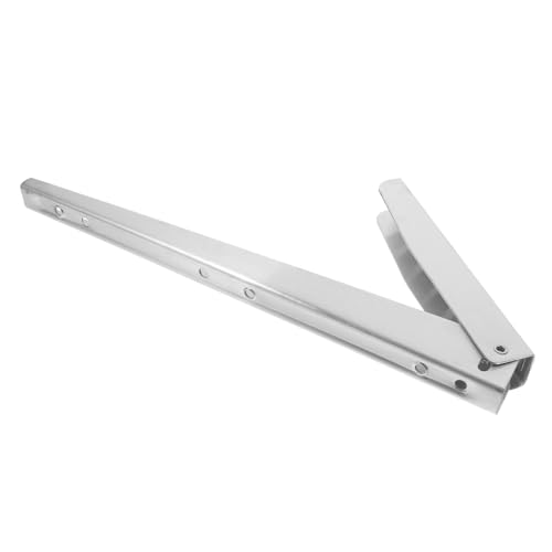 Sewroro Robuste Faltbare Regalhalterung aus Edelstahl Langlebiger Wandhalter für Bücherregal und Aufbewahrung Praktische Klappbare Unterstützung für Zuhause und Geschäft Einfache Montage von Sewroro