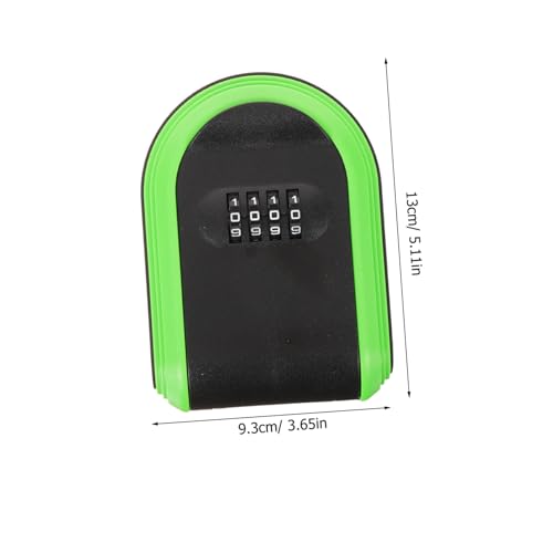 Sewroro Schlüsselkasten mit mehrstelligem Code ABS Kunststoff Witterungsbeständig Sicherer Schlüsselbehälter für Außenbereich Haus Ferienwohnung Grün Sewroro Schlüsselkasten mit mehrstelligem Code ABS Kunststoff Witterungsbeständig Sicherer Schlüsselbehälter für Außenbereich Haus Ferienwohnung Grün von Sewroro