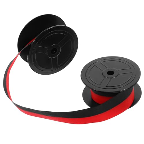 Sewroro Schreibmaschine mit zweifarbigem Tintenrad Schreibmaschinentinte Ersatzfarbband universelles Schreibmaschinenfarbband Ribbon bandfeile Nylon-Farbband Schreibmaschinenband von Sewroro