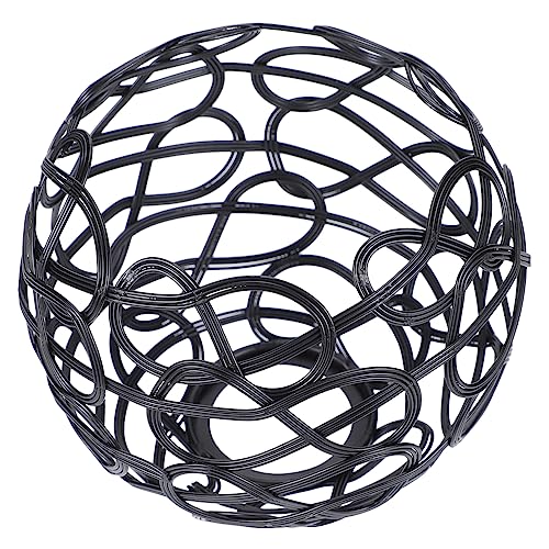 Sewroro Schwarz Draht Lampenschirm Dekorativer Ersatz für Hängelampe und Tischlampe Installieren Vintage Design für Gemütliche von Sewroro