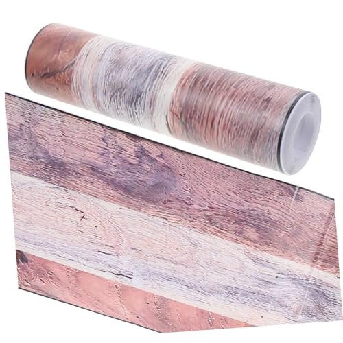 Sewroro Selbstklebende Bodenplanken Aufkleber PVC Holzmaserung Dekorativ Robust Einfach Zuschneidbar Für Wohnzimmer Schlafzimmer Küche von Sewroro