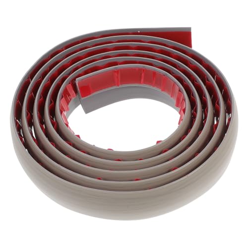 Sewroro Selbstklebende PVC Bodenübergangsleiste Anpassbare Randleiste mit Kleiner Rampe Sicherer Türschwellen übergang für Holz zu Fliesen Teppich Rutschfeste Abdeckleiste für Zuhause und von Sewroro