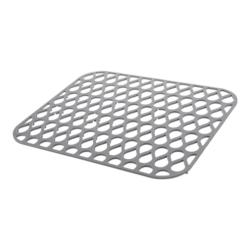 Sewroro Silikon Spülbeckenmatte Hitzebeständig Rutschfest Multifunktionale Abtropfmatte Küchenspüle Schutzpad Geeignet für Waschbecken Boden von Sewroro