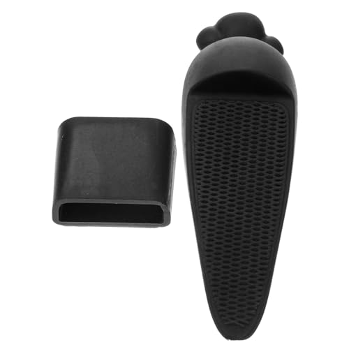 Sewroro Silikon Türkeil Stopper Flexibel Rutschfest Türstopper Werkzeug für Zuhause Fischform Design Verhindert Türschließen und Schützt Finger Geeignet für Wohnräume und Hotels Schwarz von Sewroro