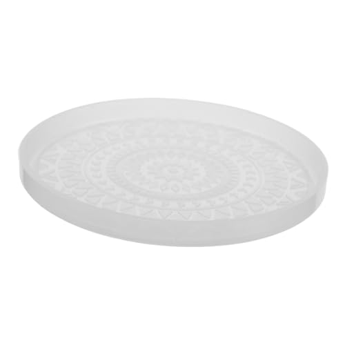 Sewroro Silikonform Mandala Untersetzer Gießform DIY Resin Gießform Hitzebeständig Vielseitig für Wohnkultur Handgemachte Tischdeko Langlebige Silikonuntersetzer von Sewroro