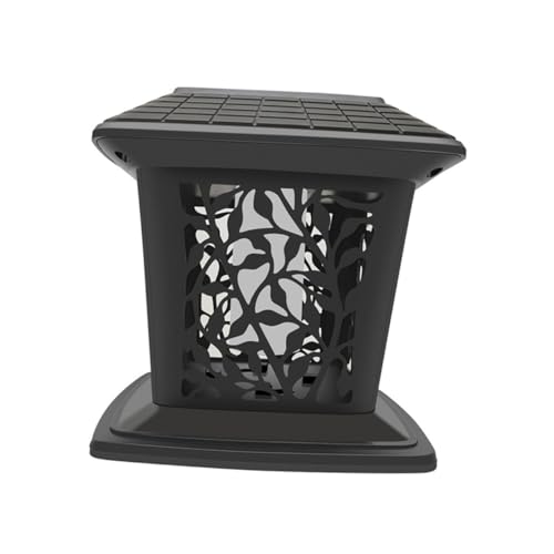 Sewroro Solarbetriebene Gartenpostleuchte Wasserdichte Außenbeleuchtung für Garten Terrasse und Zaun Dekorative Solarlampe für Schöne Nächte im Freien von Sewroro