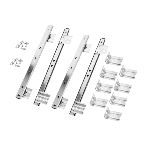 Sewroro Stabile Tastatur Schubladenführung Breit Weiß aus Langlebigem mit Sanfter Laufmechanik für Bürocomputer Einfache Montage Kompatibel mit Bottom und Side Mount Drawer Slides Sewroro Stabile Tastatur Schubladenführung Breit Weiß aus Langlebigem mit Sanfter Laufmechanik für Bürocomputer Einfache Montage Kompatibel mit Bottom und Side Mount Drawer Slides von Sewroro