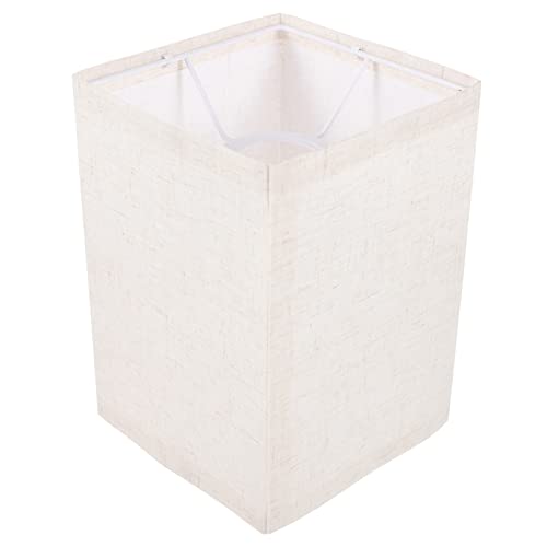 Sewroro Stofflampenschirm Quadratisch für Tischlampe Abnehmbarer Lampenschirm Textil Design Geeignet für Stehlampe Deckenleuchte Einfache Installation Langlebig und Dekorativ von Sewroro