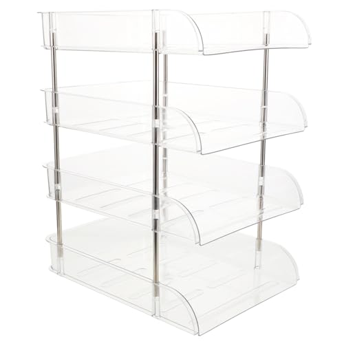 Sewroro Stufiger Desktop Bücherregal Organizer Platzsparender Dokumenten Papierhalter Mehrschichtiger Schreibtisch Organizer für Schüler und Büro Modernes Design für Ordentlichen Sewroro Stufiger Desktop Bücherregal Organizer Platzsparender Dokumenten Papierhalter Mehrschichtiger Schreibtisch Organizer für Schüler und Büro Modernes Design für Ordentlichen von Sewroro
