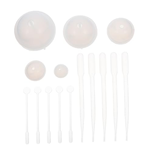 Sewroro Teiliges Runde Kristallkugel Silikonform für DIY Schmuckanhänger und Dekorative Kugeln Bruchfestes Gießform Kreative Bastelprojekte und Geschenke Sewroro Teiliges Runde Kristallkugel Silikonform für DIY Schmuckanhänger und Dekorative Kugeln Bruchfestes Gießform Kreative Bastelprojekte und Geschenke von Sewroro