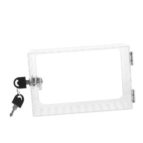Sewroro Thermostat Schutzbox mit Schloss Transparente Abdeckung für Wandthermostate Einfache Installation Schützt vor Unbefugtem Zugriff und Temperaturveränderungen Kompatibel mit Sewroro Thermostat Schutzbox mit Schloss Transparente Abdeckung für Wandthermostate Einfache Installation Schützt vor Unbefugtem Zugriff und Temperaturveränderungen Kompatibel mit von Sewroro