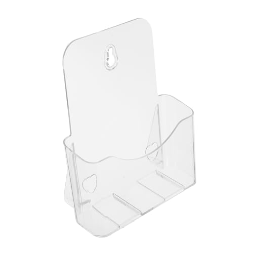 Sewroro Transparenter Acryl Prospekthalter Einlagig Wand Tischmontage Vielseitiger Organizer für Broschüren Flyer und Dokumente im Büro Arbeitsbereich Sewroro Transparenter Acryl Prospekthalter Einlagig Wand Tischmontage Vielseitiger Organizer für Broschüren Flyer und Dokumente im Büro Arbeitsbereich von Sewroro