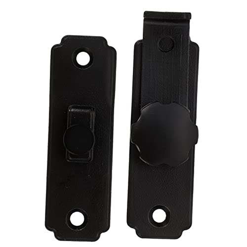 Sewroro Türschloss Riegel Schiebetürriegel für Holztore Scheunentor Sicherheitsschloss Korrosionsbeständig Einfach zu Montieren und Schnell zu Entriegeln für Zuhause und Garten von Sewroro