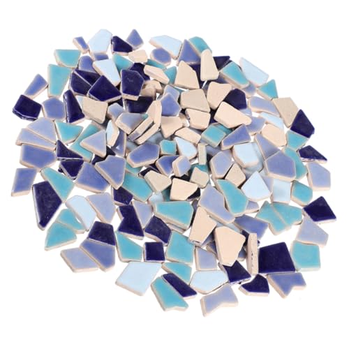 Sewroro Unregelmäßige Keramische Mosaiksteine Frostsichere DIY Mosaikstücke für Bastelprojekte Langlebig und Verschleißfest für Heim Außenbereich Dekoration von Sewroro