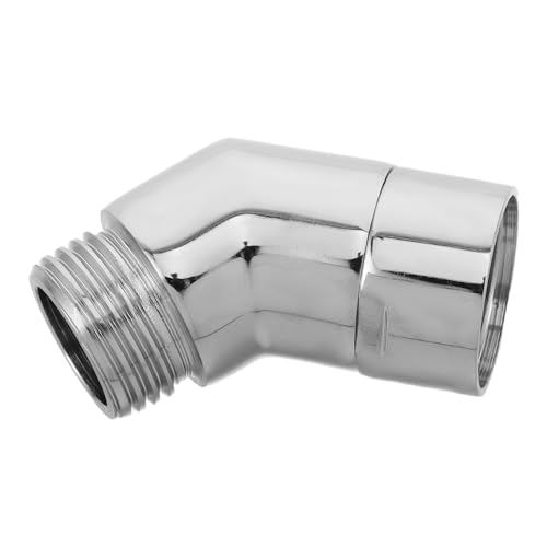 Sewroro Verstellbarer Duschkopf Adapter aus Messing Winkelstück mit Schwenkbarem Design zur Flexiblen Winkelanpassung für Handbrause und Duschschlauch Einfache Montage Robust und von Sewroro