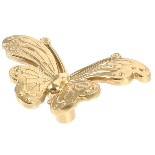 Sewroro Vintage Butterfly Möbelgriff aus Metall Antiker Kommodenknopf Dekorativer Schrankgriff Leicht zu Installierender Schubladengriff für Küchenschränke und Möbel von Sewroro