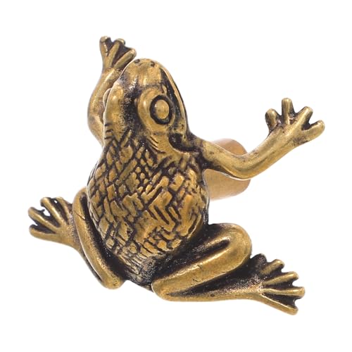 Sewroro Vintage Toad Türgriff aus Langlebigem Messing mit Filigraner Handgravur Chinesisches Feng Shui Design für Schränke und Schlafzimmer Dekorativer Hochwertiger Möbelbeschlag mit Sewroro Vintage Toad Türgriff aus Langlebigem Messing mit Filigraner Handgravur Chinesisches Feng Shui Design für Schränke und Schlafzimmer Dekorativer Hochwertiger Möbelbeschlag mit von Sewroro