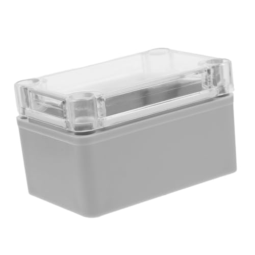 Sewroro Wasserdichte Verteilerdose mit Transparentem Abs gehäuse Aufputz Anschlusskasten für Elektronik Staubdicht und Wetterfest Mit Schrauben für Außen elektroinstallationen von Sewroro