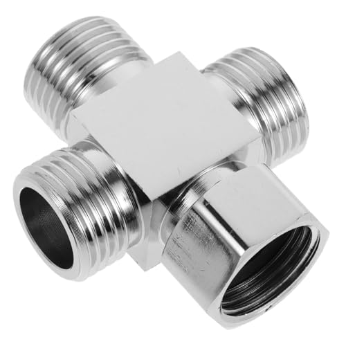 Sewroro Wasserhahn Adapter Vollkupfer Robuster Schlauchverteiler mit Einfachem für Wasserleitungen für Waschmaschinen und Gartenbewässerung Sewroro Wasserhahn Adapter Vollkupfer Robuster Schlauchverteiler mit Einfachem für Wasserleitungen für Waschmaschinen und Gartenbewässerung von Sewroro