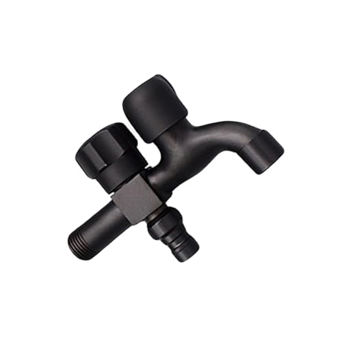 Sewroro Wasserhahn Winkel Absperrventil aus Eingang Ausgänge Waschmaschine Wasserzähler Ventil Vielseitig Langlebig und Installieren von Sewroro