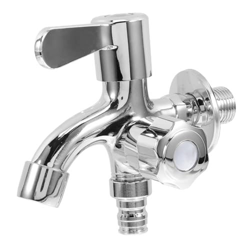 Sewroro Wasserhahn aus Zinklegierung mit Links Rechts Umschalter Wandmontage Waschbeckenarmatur für Bad Waschmaschine Badewanne und Garteneinsatz Rostbeständig Modernes Design Sewroro Wasserhahn aus Zinklegierung mit Links Rechts Umschalter Wandmontage Waschbeckenarmatur für Bad Waschmaschine Badewanne und Garteneinsatz Rostbeständig Modernes Design von Sewroro