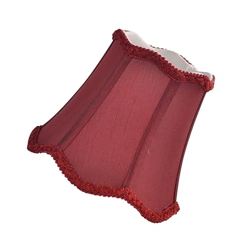 Sewroro Wave Kronleuchter Lampenbezug Indoor Fransen Raumleuchte Große Jakobsmuschel Wohnlampenschirm Plissee DIY Retro Deckenleuchte Stoff Deckenlampenschirm Lichtabdeckungen von Sewroro