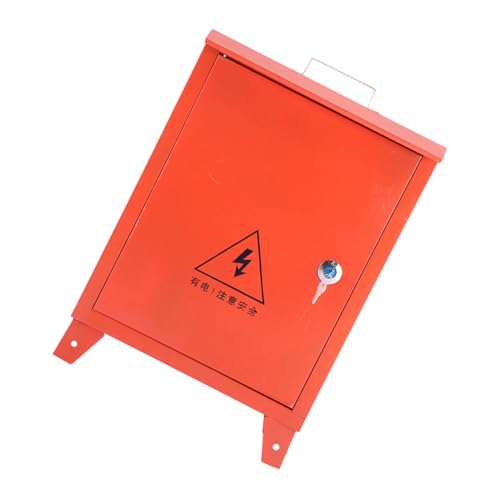 Sewroro Wetterfeste Verteilerbox Außen aus Robustem Eisen Handlich Kompakt für Indoor und Outdoor Stromverteilung Schutz Kabelschutz Verlängerungskabel Safe Box von Sewroro