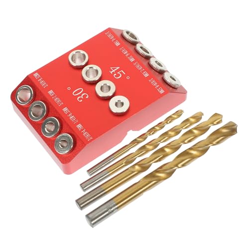 Sewroro Winkel bohrschablone für Holz Bohren Tragbare Bohrhilfe mit Integriertem Bohrer Präzise Führung für Treppenbau und Möbel Vielseitige Holzbohrlehre Langlebiges Sewroro Winkel bohrschablone für Holz Bohren Tragbare Bohrhilfe mit Integriertem Bohrer Präzise Führung für Treppenbau und Möbel Vielseitige Holzbohrlehre Langlebiges von Sewroro