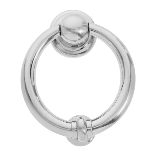 Sewroro Zinklegierung Türklopfer Modernes Design Robuster Fronttür für Hauseingang Vielseitiger Langlebiger Türklopfer mit Klarem für Wohn und Geschäftsbereich von Sewroro