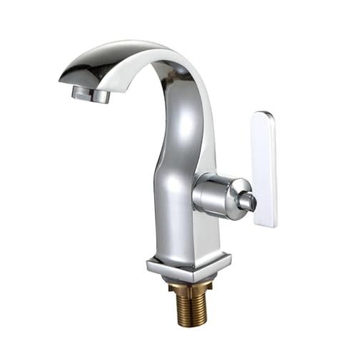 Sewroro Zinklegierung Wasserhahn mit Vollkupfer Ventil Einhebel Kaltwasserarmatur für Waschbecken Langlebig Bleifrei Geeignet für Bad und Küche ohne Anschlussschlauch Präzise Sewroro Zinklegierung Wasserhahn mit Vollkupfer Ventil Einhebel Kaltwasserarmatur für Waschbecken Langlebig Bleifrei Geeignet für Bad und Küche ohne Anschlussschlauch Präzise von Sewroro