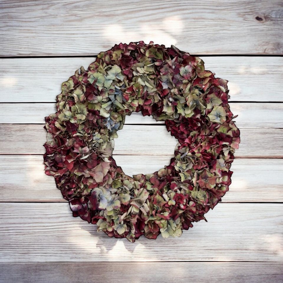 Seyila Home Dekokranz Hortensienkranz, Türkranz frisch gebunden Seyila Home Dekokranz Hortensienkranz, Türkranz frisch gebunden von Seyila Home