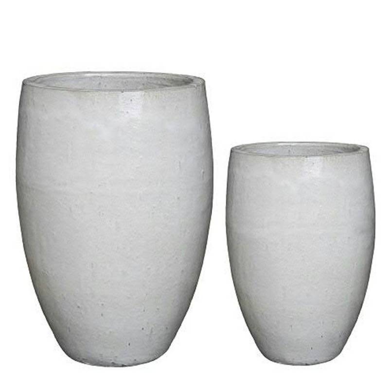 Seyila Home Pflanzkübel Bodenvase, Glasurkeramik, 2 er Set Seyila Home Pflanzkübel Bodenvase, Glasurkeramik, 2 er Set von Seyila Home