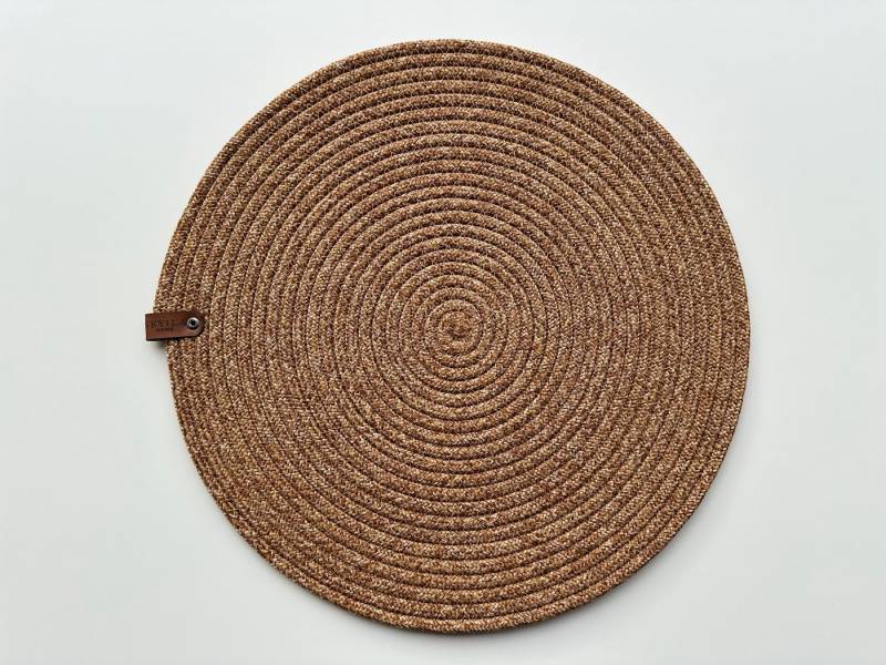Seyila Home Platzset Hochwertige Seyila Platzsets Jute und Baumwollseil geflochten, (Set), Untersetzer, Tischdecke,Tischdeko,Decke,Platzset von Seyila Home