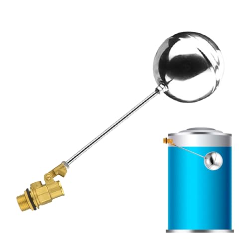 Seyrnicay Automatische Wasserbefüllung | Bewässerungstank-Automatischer Adapter | Bidirektionale Anti-Leck-Schwimmerkugel für Bewässerungssystem Garage Garten RV Industrie Wasserturm Zuhause Seyrnicay Automatische Wasserbefüllung | Bewässerungstank-Automatischer Adapter | Bidirektionale Anti-Leck-Schwimmerkugel für Bewässerungssystem Garage Garten RV Industrie Wasserturm Zuhause von Seyrnicay