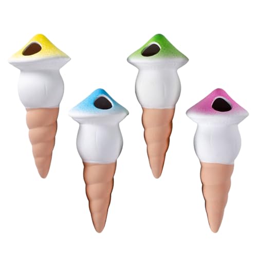 Seyrnicay Selbstbewässernde Stäbe | Bewässerungsspikes für Pflanzen im Freien | 4 Stück Slow Release Hydration Gerät aus Terrakotta Stakes für Indoor Garden Patio Rasen Hof Bewässerung Seyrnicay Selbstbewässernde Stäbe | Bewässerungsspikes für Pflanzen im Freien | 4 Stück Slow Release Hydration Gerät aus Terrakotta Stakes für Indoor Garden Patio Rasen Hof Bewässerung von Seyrnicay