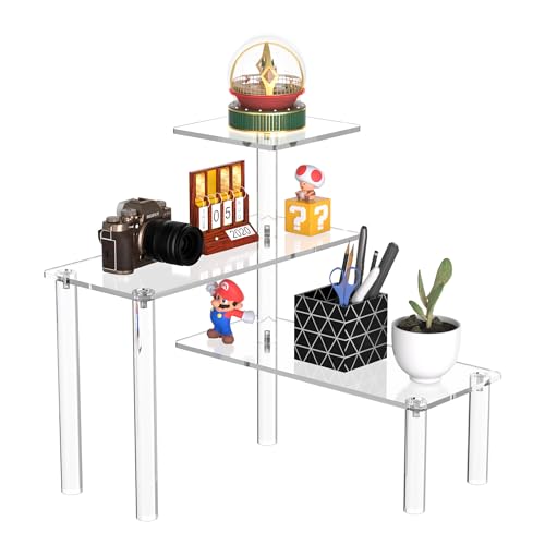 Sezanrpt Transparentes Eckregal für die Arbeitsplatte, 30 x 30 x 32 cm, 3 Etagen, Acryl, Badezimmer-Organizer, Eckregal für Arbeitsplatte, platzsparend, feuchtigkeitsbeständig Sezanrpt Transparentes Eckregal für die Arbeitsplatte, 30 x 30 x 32 cm, 3 Etagen, Acryl, Badezimmer-Organizer, Eckregal für Arbeitsplatte, platzsparend, feuchtigkeitsbeständig von Sezanrpt