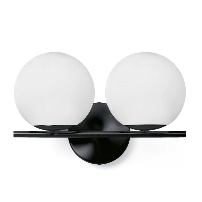 B-Ware Sforzin Wandleuchte Jugen Schwarz Zweiflammig Wandlampe Lampe Leuchte Spot Licht B-Ware Sforzin Wandleuchte Jugen Schwarz Zweiflammig Wandlampe Lampe Leuchte Spot Licht von Sforzin