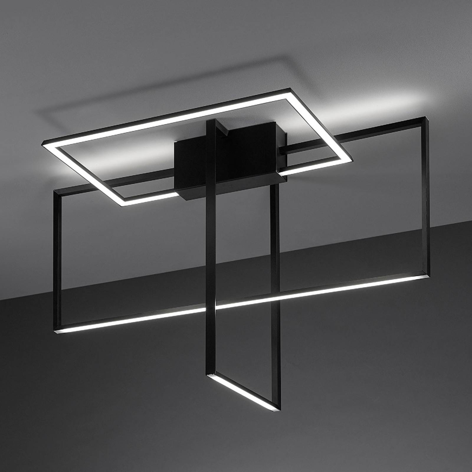 LED-Deckenlampe Area in Schwarz von URBAN by Sforzin