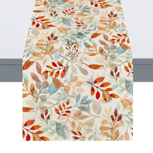 Tischläufer Herbst Deko,33 x 183cm Herbstdeko Blätter Tischdeko Herbst-Tischläufer Saisonnal Küche Tisch Dekoration für Drinnen Draußen Thanksgiving Erntedankfest Bauernhaus Herbst Dekoration Tischläufer Herbst Deko,33 x 183cm Herbstdeko Blätter Tischdeko Herbst-Tischläufer Saisonnal Küche Tisch Dekoration für Drinnen Draußen Thanksgiving Erntedankfest Bauernhaus Herbst Dekoration von Sgehenr