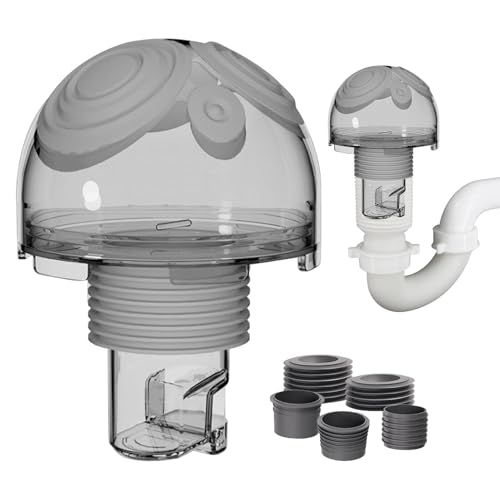 Sghtil Abflussrohr-Dichtung aus Silikon, Abwasserdichtung für Küchenspüle, Dichtungsring für Abflussrohr des Abflussrohrs des Dichtstopfens - Dichtungsdeckel von Sghtil