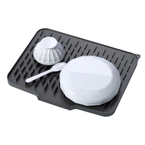 Sghtil Abtropfmatte aus Silikon, Abtropfmatte für Küche, Theke, Silikon-Isolierung, Silikon-Abtropfmatte, Wassertrockenmatte für Hotel, Bereich Sghtil Abtropfmatte aus Silikon, Abtropfmatte für Küche, Theke, Silikon-Isolierung, Silikon-Abtropfmatte, Wassertrockenmatte für Hotel, Bereich von Sghtil