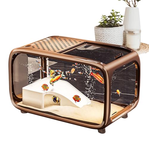 Sghtil Aquarium, Landschaftsaquarium für Betta | Transparenter Wasserbehälter für Betta, Schnecken, Sghtil Aquarium, Landschaftsaquarium für Betta | Transparenter Wasserbehälter für Betta, Schnecken, von Sghtil