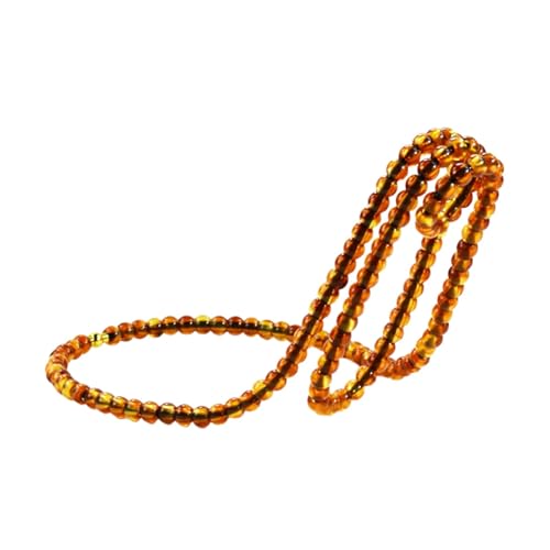 Sghtil Arbeitsplatte mit Perlen, Weinflaschenhalter mit Perlenkette,Edelsteinkette Weinflaschenhalter - Kreative Neuheit Einzelner Rotweinflaschenhalter von Sghtil